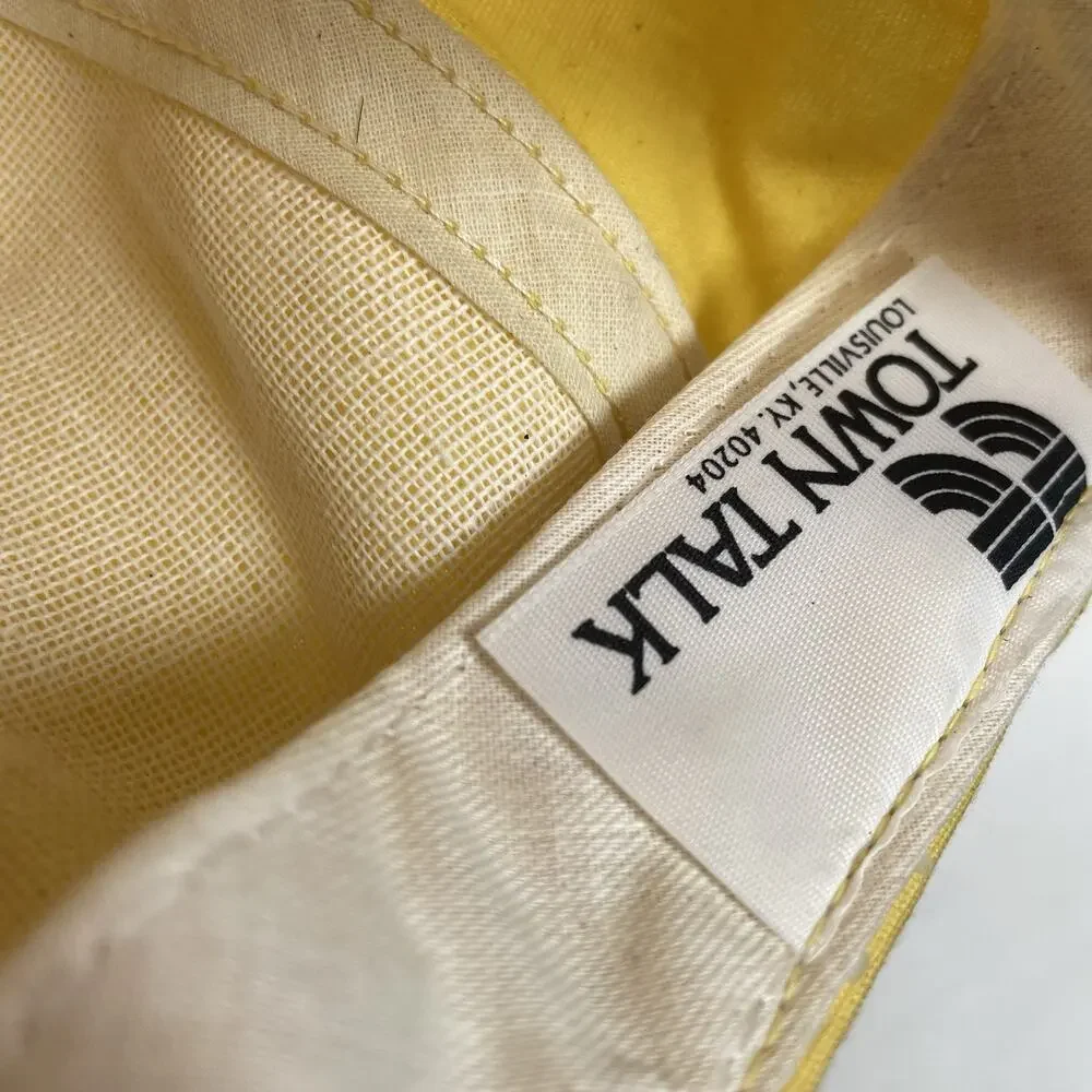 Vintage Hickory Hollow Golf Club Yellow Adjustable Strapback Baseball‎ Hat Cap